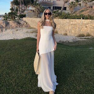 Emelia The Label Valerie Asymmetrical Maxi